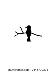Alone Bird Icon, Vektorgrafik Best Flat Icon.