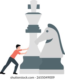 Solo, el niño se involucra en un juego de ajedrez, diseñando estrategias para cada movimiento, desafiándose intelectualmente mientras perfecciona sus habilidades de concentración, paciencia y previsión en el tablero de ajedrez