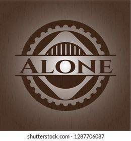 Alone wood emblem