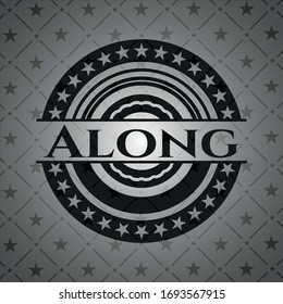 Along dark emblem. Retro. Vector Illustration. Detailed.