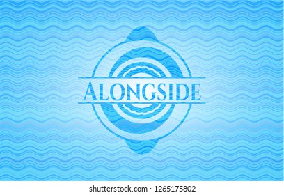 Alongside water representation badge background.