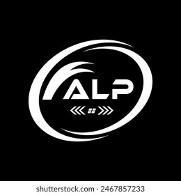 ALP letter logo Design. ALP Simple and modern monogram logo. ALP Abstract Alphabet vector Design.
