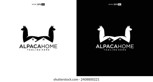 Design-Illustration des Alpaca-Hauses