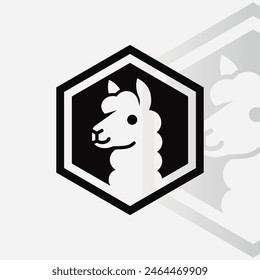 Alpaca logo on isolated background