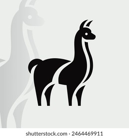 Logo de Alpaca en fondo aislado