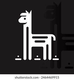 Logo de Alpaca en fondo aislado