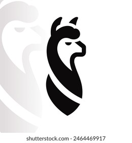 Logo de Alpaca en fondo aislado