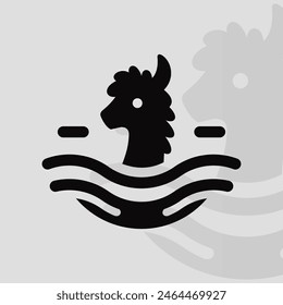 Logo de Alpaca en fondo aislado