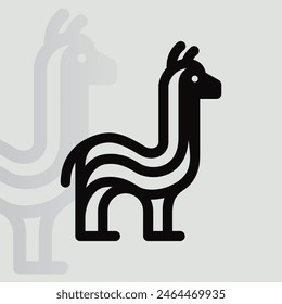 Logo de Alpaca en fondo aislado