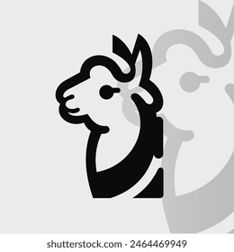 Alpaca logo on isolated background