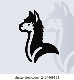 Alpaca logo on isolated background