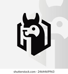 Alpaca logo on isolated background