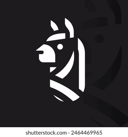 Alpaca logo on isolated background