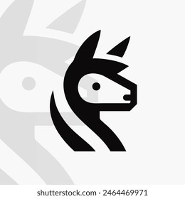 Alpaca logo on isolated background