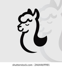 Logo de Alpaca en fondo aislado