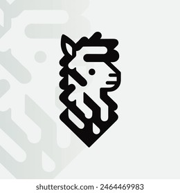 Alpaca logo on isolated background