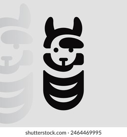 Logo de Alpaca en fondo aislado