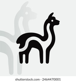 Logo de Alpaca en fondo aislado