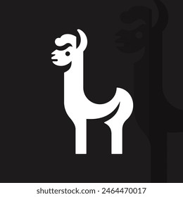 Alpaca logo on isolated background
