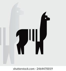 Alpaca logo on isolated background