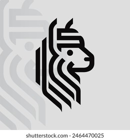 Alpaca logo on isolated background