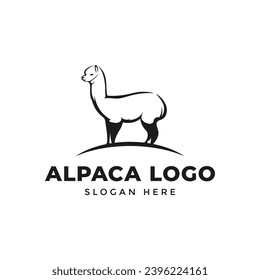Alpaca Logo Logo Vector Illustration