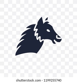 Alpaca transparent icon. Alpaca symbol design from Animals collection. Simple element vector illustration on transparent background.