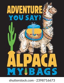 Alpaca T-shirt idea, Alpaca t-shirt concept, llamas Tee, shirt design Illustration