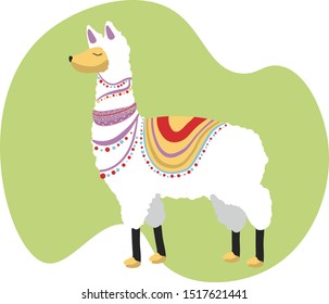 Alpaca Vector Isolated Illustration Concept Logo Stock Vector (Royalty ...