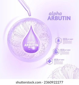 alpha arbutin collagen serum  Skin Care Cosmetic svg