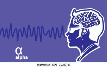 Alpha Brainwave frequencies