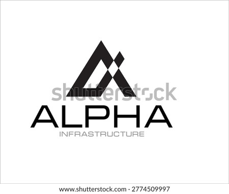 alpha business up logo designs