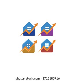 Alpha and Growth Symbol Logo Template. Graph Chart and Alfa Vector Design. Finance Illustration