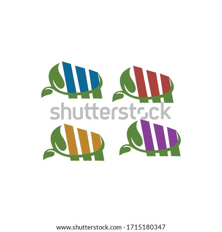Alpha and Growth Symbol Logo Template. Graph Chart and Alfa Vector Design. Finance Illustration