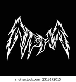 alpha letter custome with eye feather style