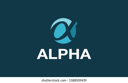 Alpha vector logo design inspirations	