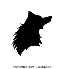 Alpha Wolf Shadow Black Vector