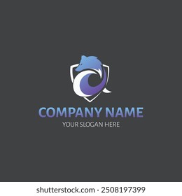 Alpha Wolf Vector Logo Design