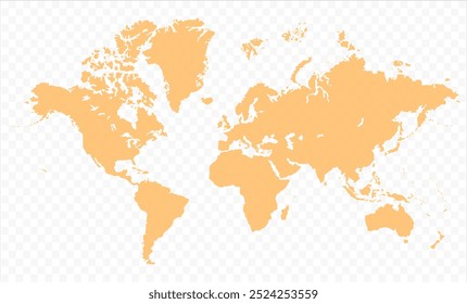 Alpha world map graphic-03, world map vector image, modern world map, Illustration, eps 10, worldwide, all continents, all contries, world wide project