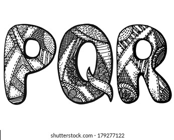 the alphabet