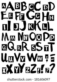 the alphabet