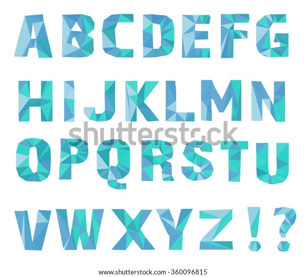 Alphabet B C D E F Stock Vector Royalty Free