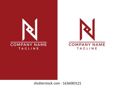 Alphabet abstract letter monogram icon logo N design in vector file