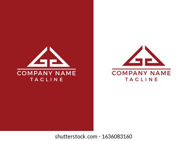 Alphabet abstract letters monogram icon logo G G design in vector file