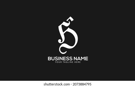 Alphabet AD or DA abstract monogram vector logo template