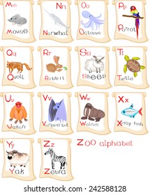 Alphabet with animals