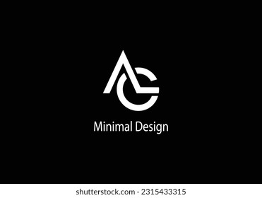 Alphabet AO monogram logo design. Alphabet . AO vector logo. Modran word AO logo. AO marketing design. 