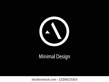 Alphabet AO monogram logo design. Alphabet AO. vector logo. word  logo.  marketing design. AO icon logo.