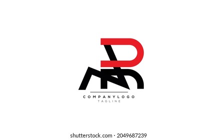 Alphabet AR RA Initial Letter Monogram Icon Logo vector illustration abstract  web character logotype 
initials icon badge business brand