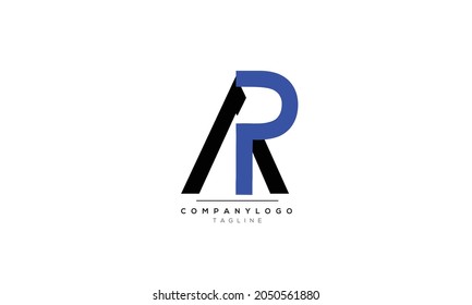 Alphabet AR RA Initial Letter Monogram Icon Logo vector illustration abstract  web character logotype 
initials icon badge business brand